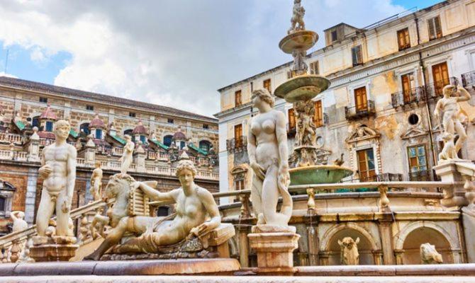 MD Apartment Luxury Bahlara Palermo Bagian luar foto